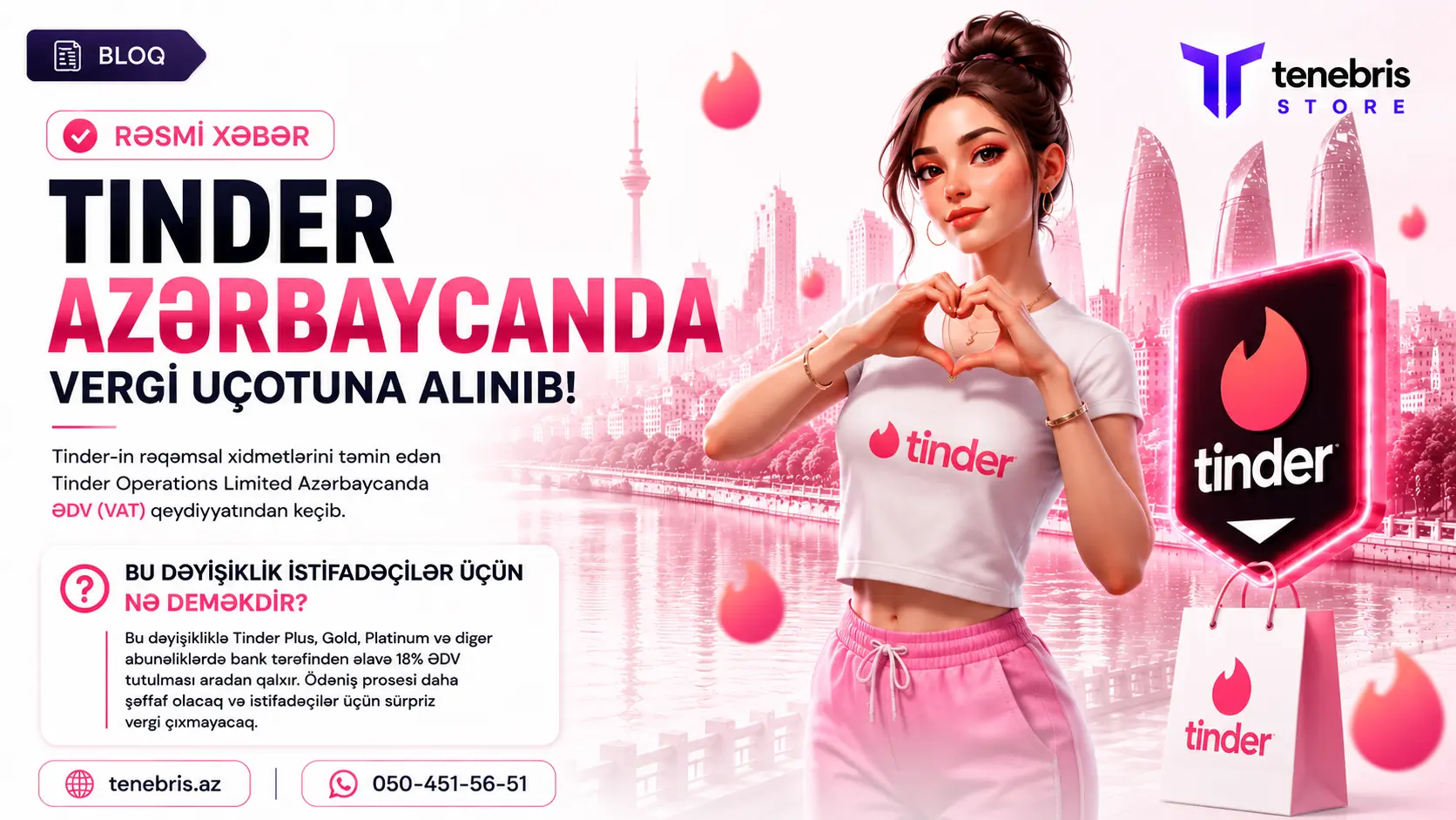 Tinder Azərbaycanda Vergi Uçotuna Alındı