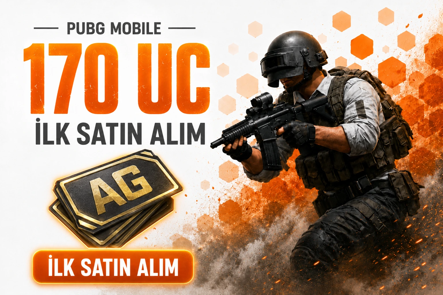 PUBG Mobile 170 UC (İlk satın alım)