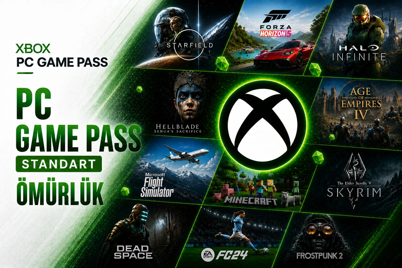 XBOX GamePass Standart (Ömürlük)