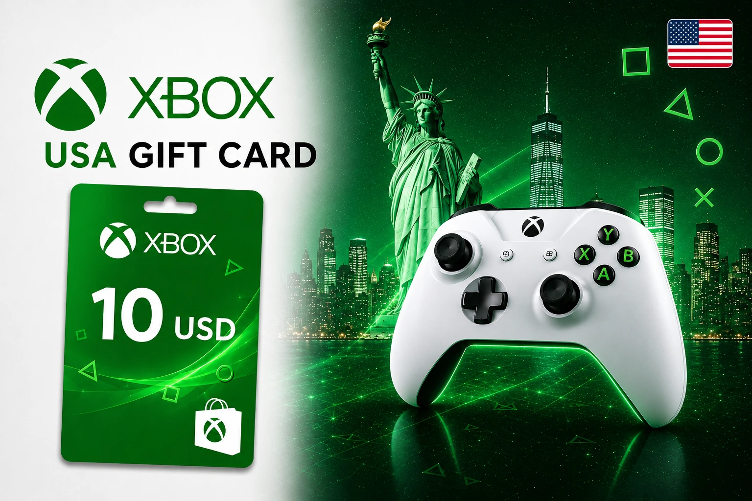 XBOX USA GIFT CARD 10$