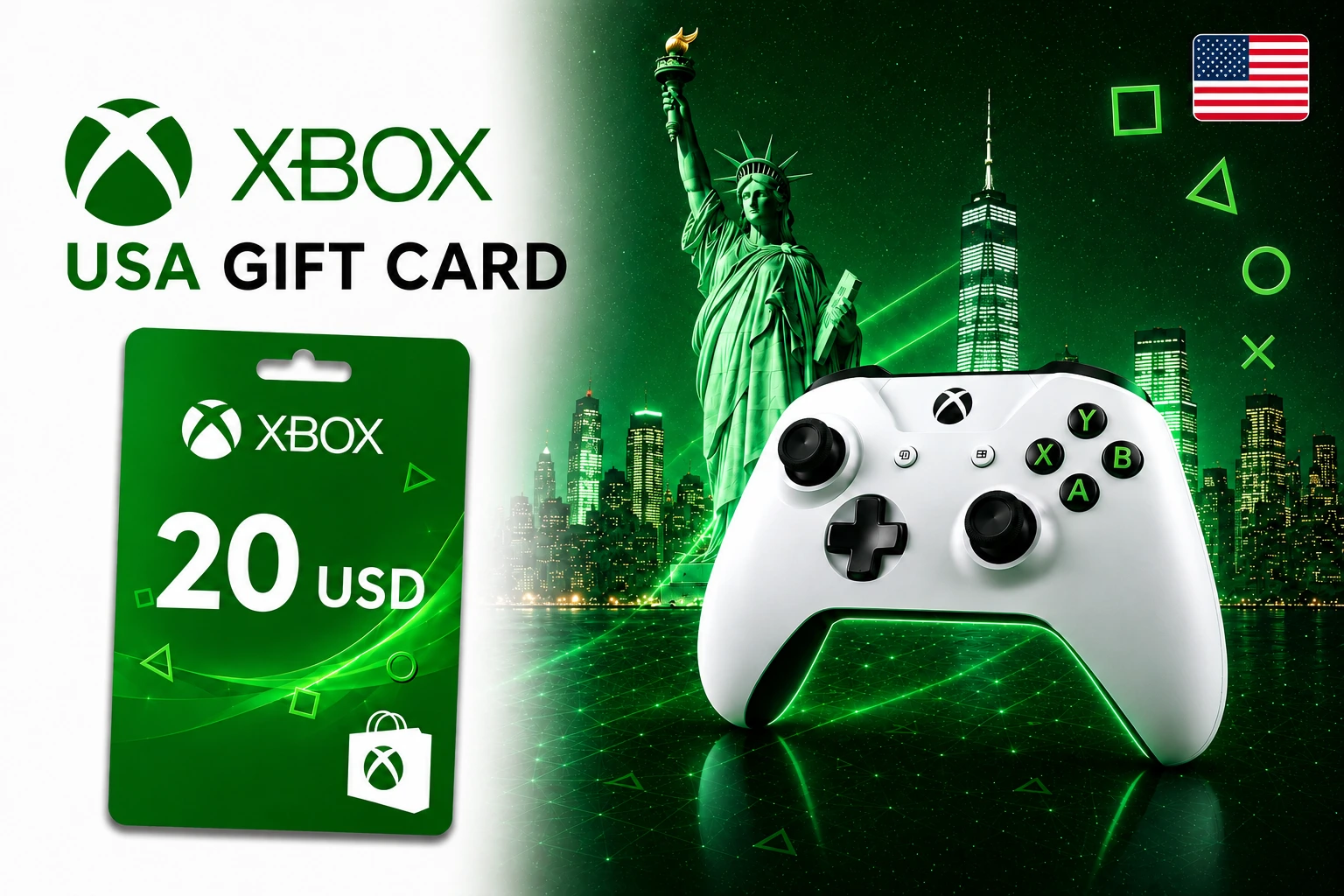 XBOX USA GIFT CARD 20$