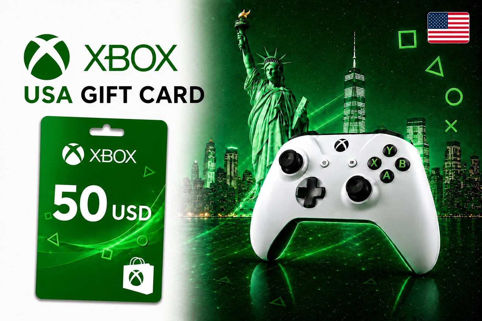 XBOX USA GIFT CARD 50$
